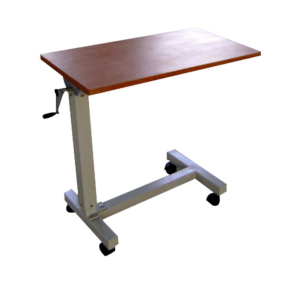 Over Bed Table (Adjustable Hight with Gear Handle With ABS top)MPS26-SME